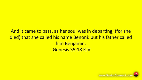 Deeper Life Daily Manna and Higher Everyday - SINCERE MILK FRIDAY DECEMBER  04,2020 TOPIC: BENONI OR BENJAMIN? TEXT: GENESIS 35:16-18 Key Verse:  And it came to pass, as her soul was in