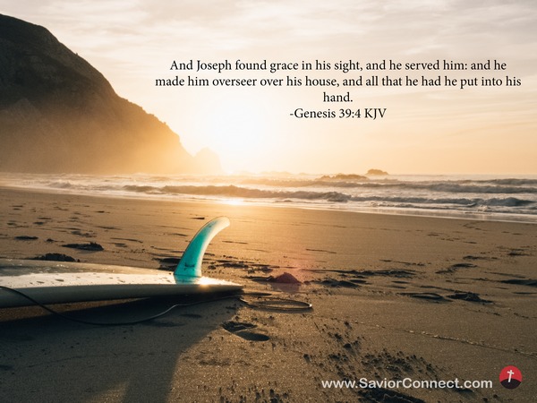 Genesis 39:4 KJV