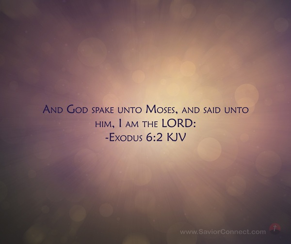 Exodus 6 2 KJV