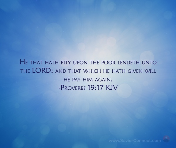 proverbs 19 17 kjv