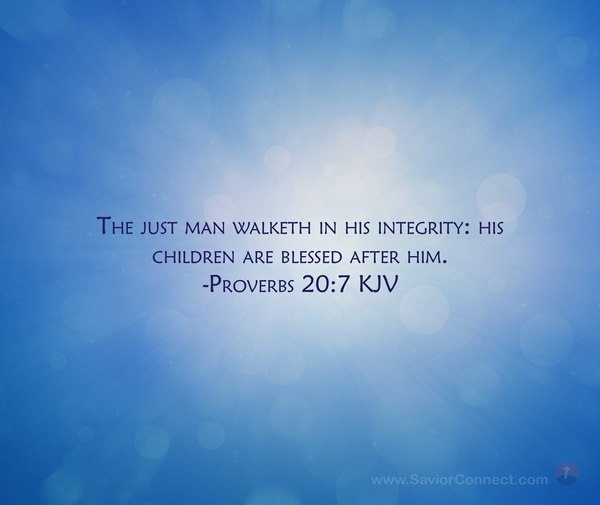 Proverbs 20 7 KJV proverbs-20-7-kjv