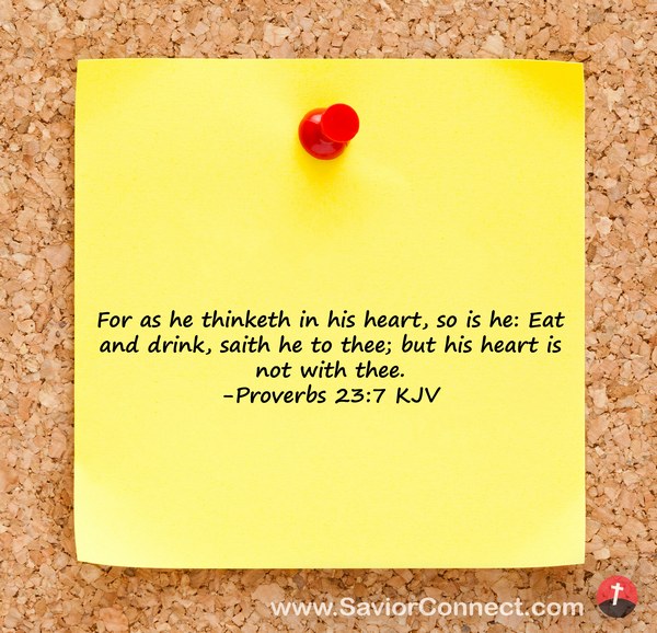 Proverbs 23 7 Kjv