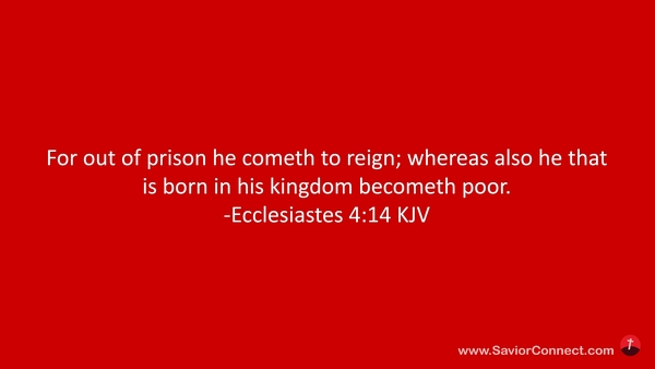 Ecclesiastes 4:14 KJV