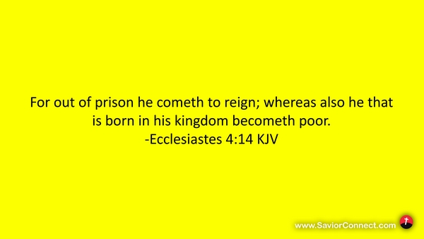 Ecclesiastes 4:14 KJV