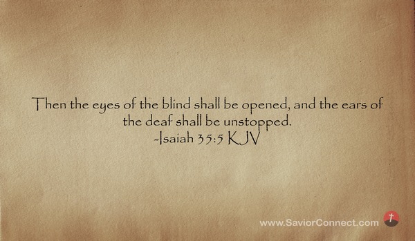 isaiah 35 5 kjv