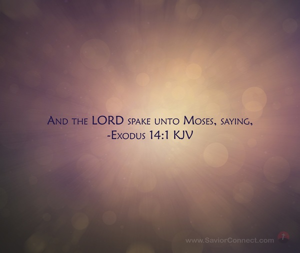 Exodus 14:1 KJV