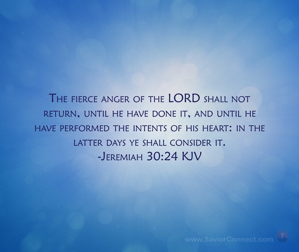 Jeremiah 30:24 KJV