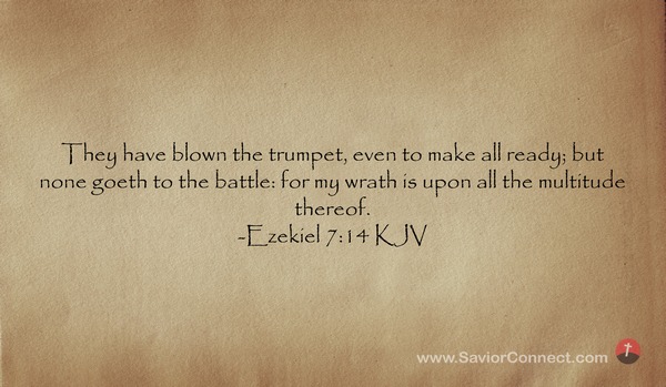 ezekiel 7 14 kjv