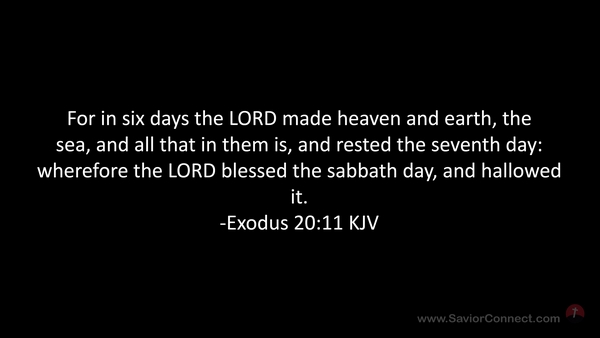 Exodus 20:11 KJV