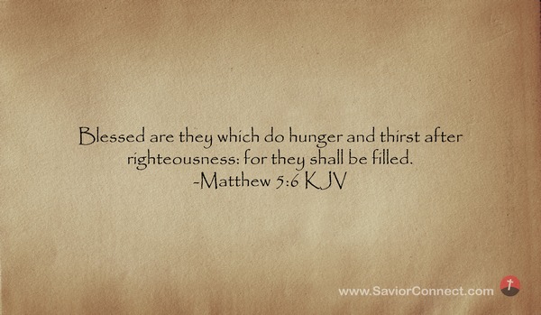matthew chapter 5 verse 6 king james version