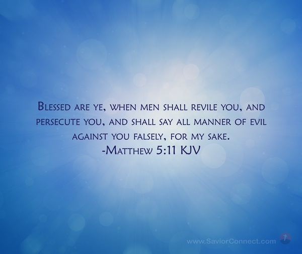 matthew 5 10-11 kjv
