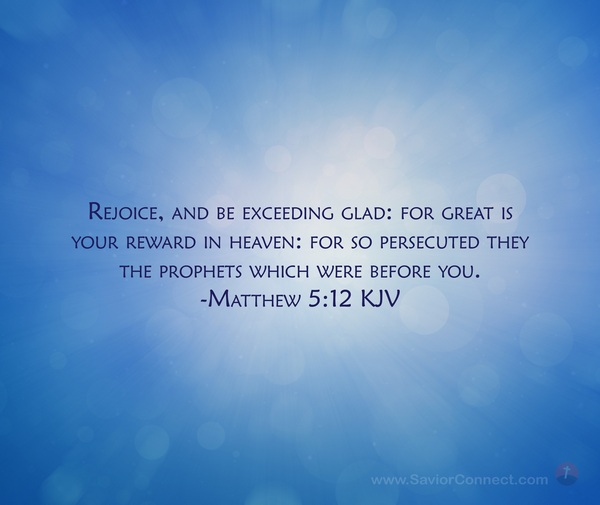 Matthew 5:12 KJV