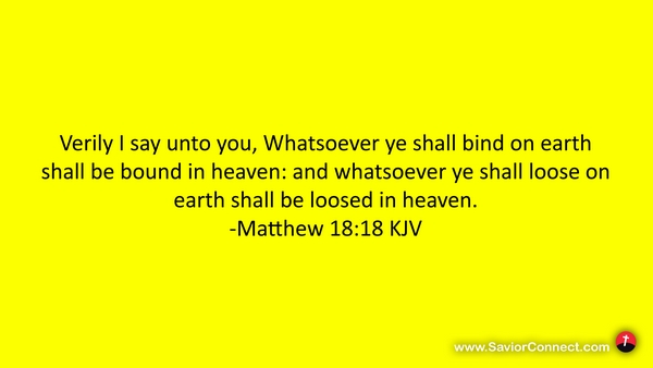 Matthew 18 18 KJV Matthew 18 18 KJV