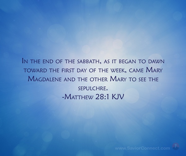 Matthew 28:1 KJV