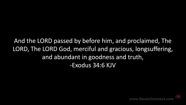 Exodus 34 6 KJV