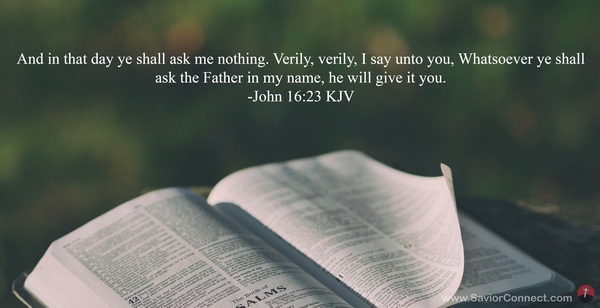 John 16 23 Kjv