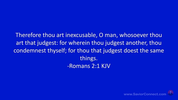 Romans 2 1 Kjv