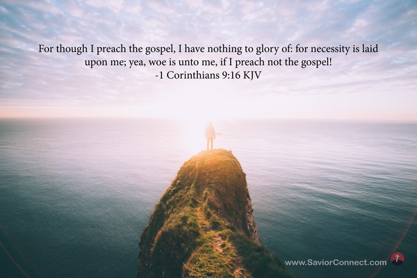 1 Corinthians 9:16 Kjv