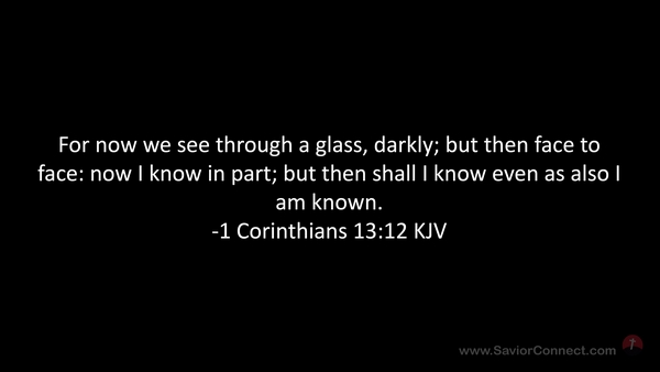 1 Corinthians 13 12 KJV