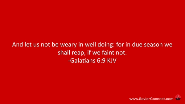 galatians 6 9 english standard version