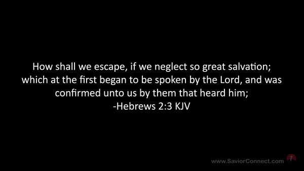hebrews 2 3 kjv
