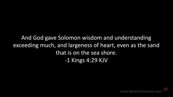 1 Kings 4:29 KJV