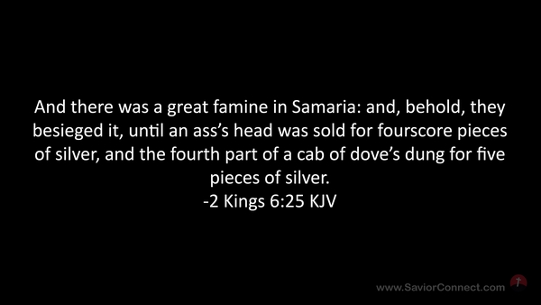 2 Kings 6:25 KJV