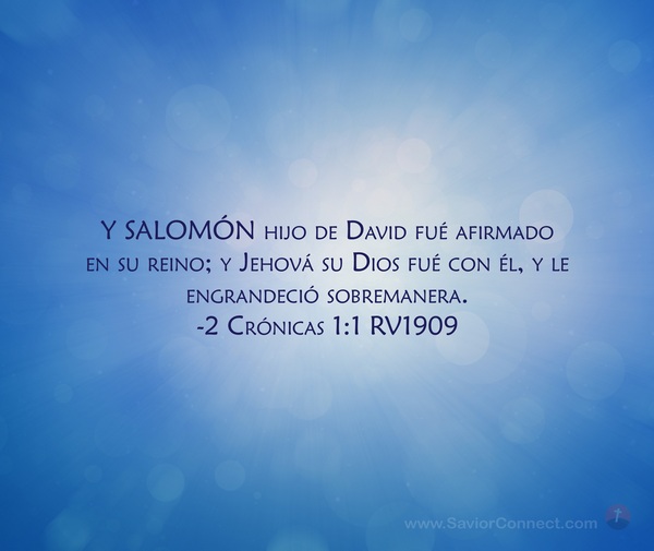 2 Crónicas 1:1 RV1909