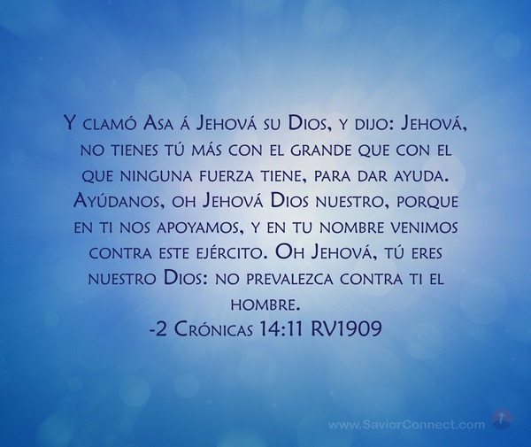 2 Crónicas 14:11 RV1909
