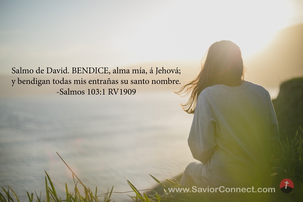 Salmos 103:1 RVA Mobile Phone Wallpaper - Salmo de David. BENDICE, alma mía  á Jehová; Y