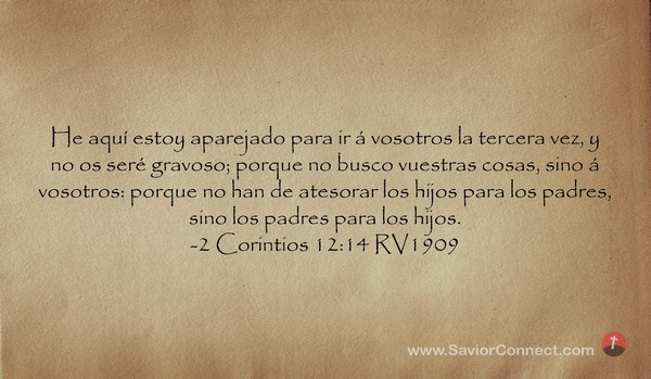 corintios capítulo 12 versículo 14