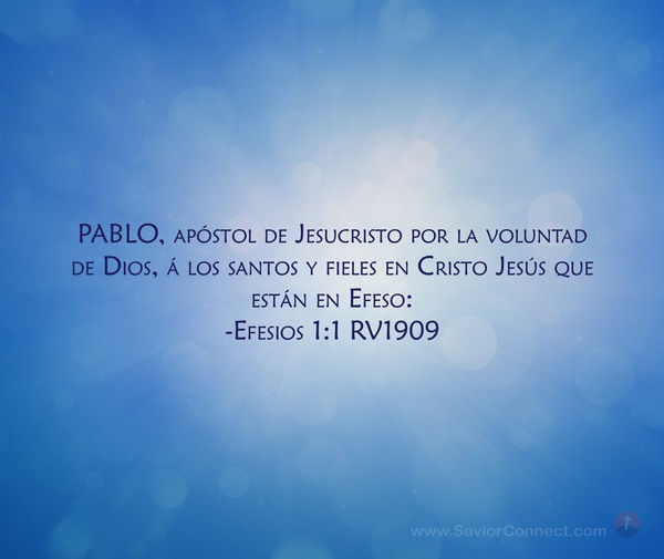 Efesios 1 1 Rv1909