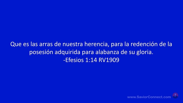 Efesios 1 14 Rv1909 Efesios 1 14 Rv1909