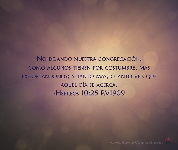 hebreos 10 25