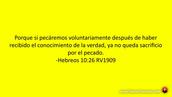 hebreos 10 26